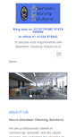 Mobile Screenshot of aberdeencleaningsolutions.co.uk